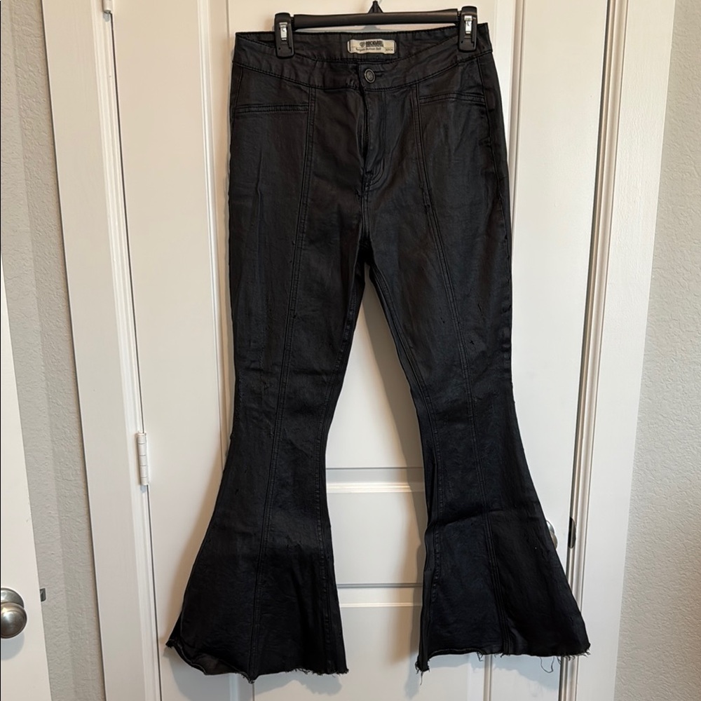 Rock & Roll Black Flare Jeans